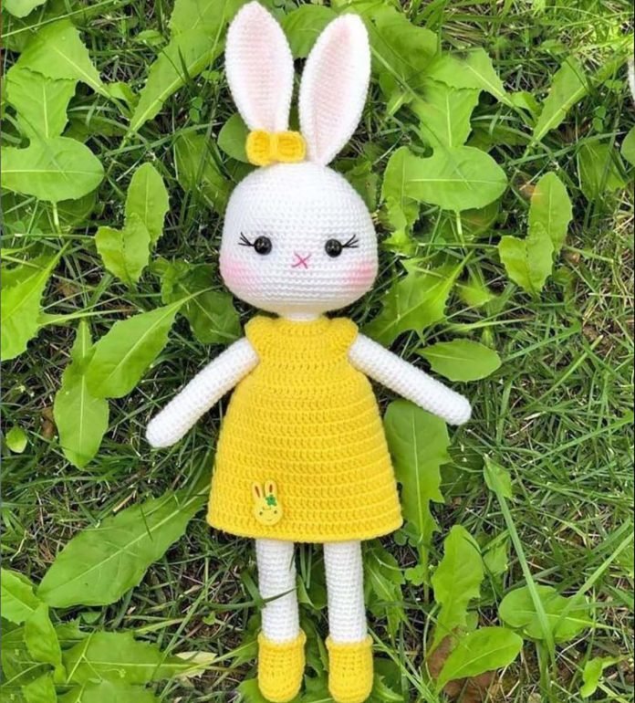 amigurumi etekli tavşan tarifi
