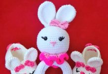 Amigurumi Yeni Doğan Tavşan Seti