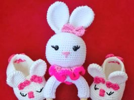 Amigurumi Yeni Doğan Tavşan Seti