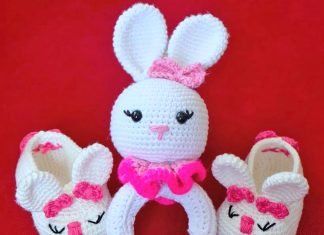 Amigurumi Yeni Doğan Tavşan Seti