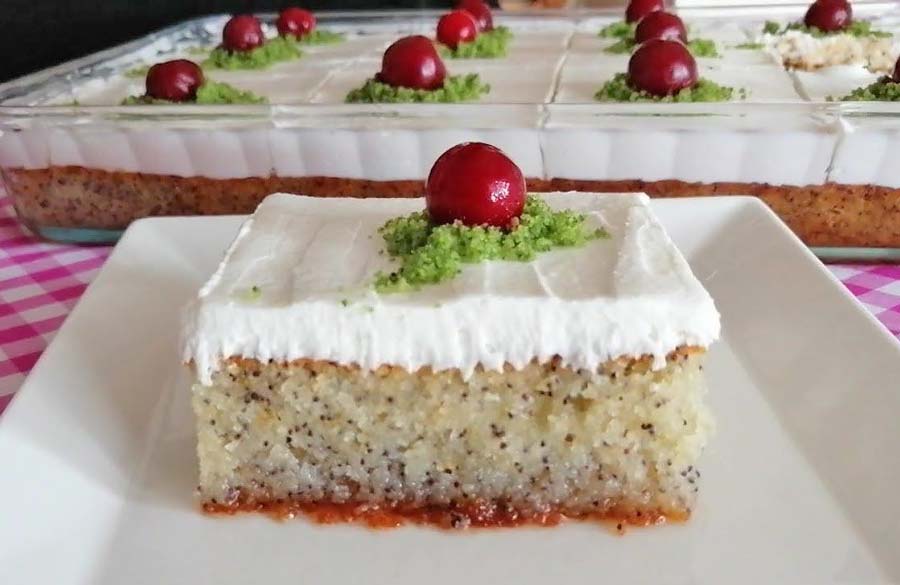 haşhaşlı revani tatlısı yapılışı