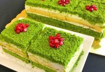 Ispanaklı Yaş Pasta Tarifi | Dikdörtgen Borcamda Nasıl Yapılır? ıspanaklı kek yaş pasta tarifi