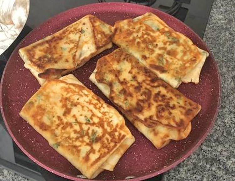 kreple yufkasız gözleme tarifi nasıl yapılışı