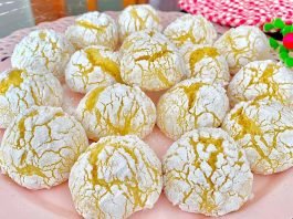 limonlu kurabiye yapılışı