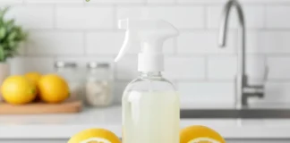 Limonlu Yüzey Temizleyici: 5 Dakikada Hazırlanan Doğal Mucize limonlu yüzey temizleyici