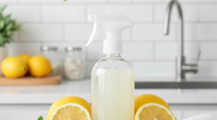Limonlu Yüzey Temizleyici: 5 Dakikada Hazırlanan Doğal Mucize limonlu yüzey temizleyici